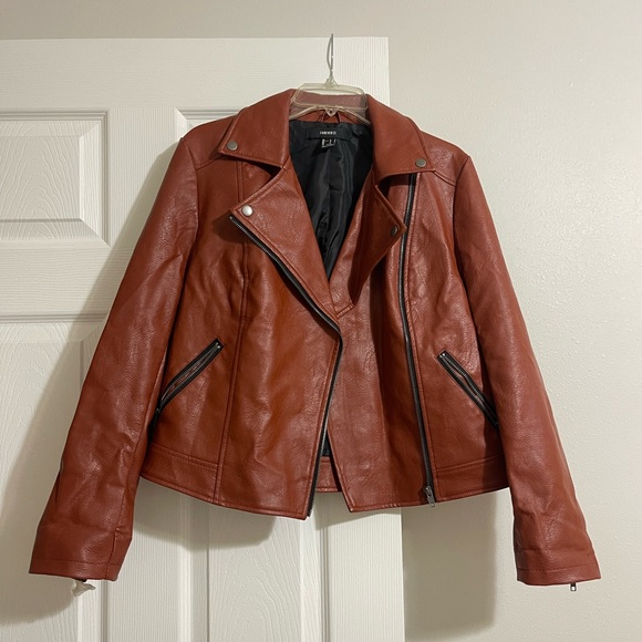 Forever21 Faux Leather Jacket - Picture 1 of 3